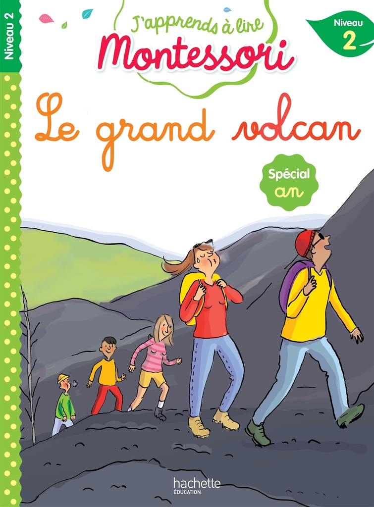 [9782017080695] Le grand volcan, niveau 2 - J'apprends à lire Montessori