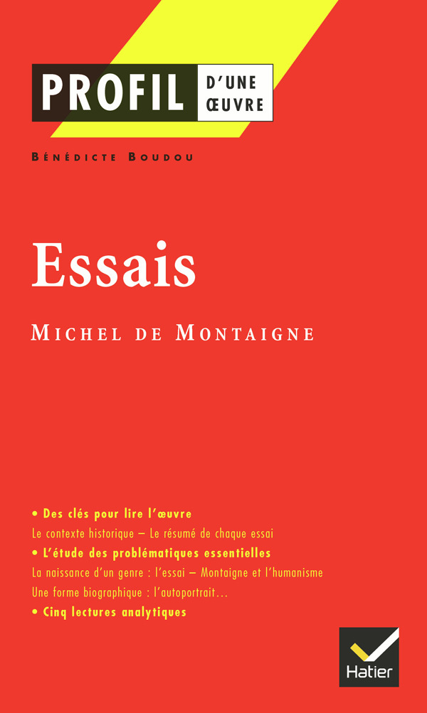 [9782218720543] Profil - Montaigne (Michel de) : Essais