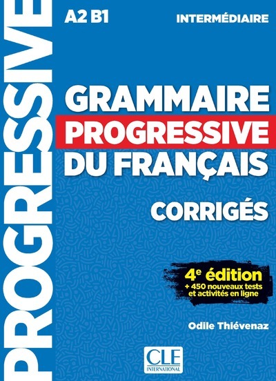 [9782090381047] Grammaire progressive intermédiaire corrigés 4è éd.