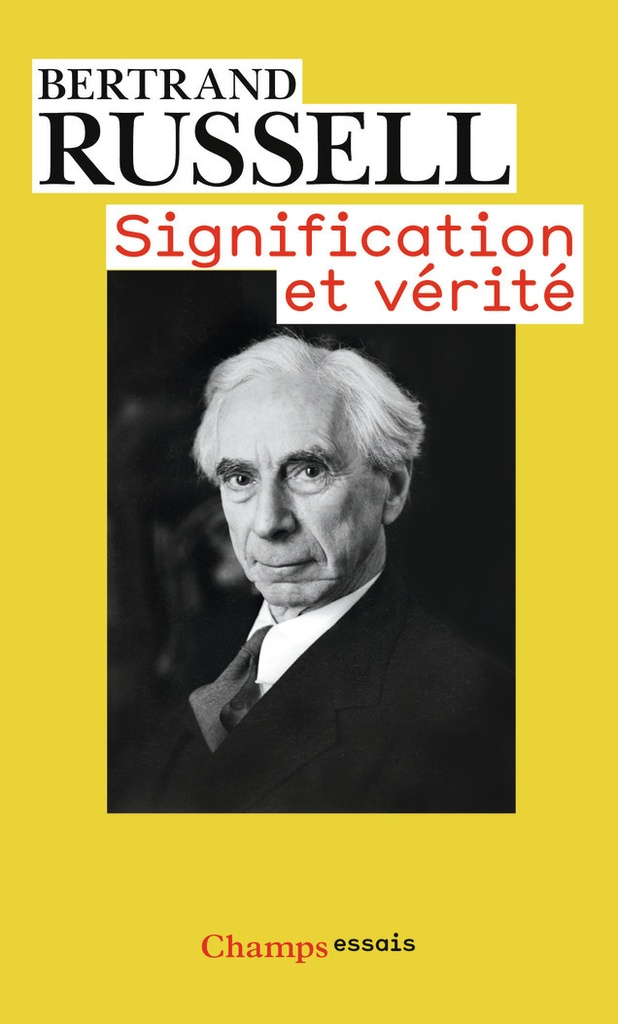[9782081307780] Signification et vérité