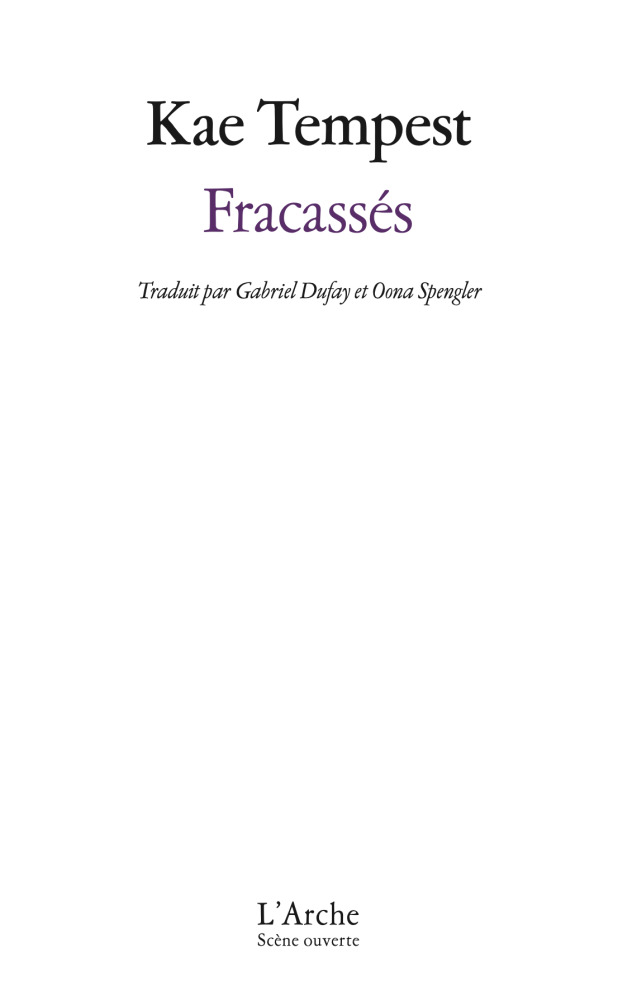 [9782851819277] Fracassés