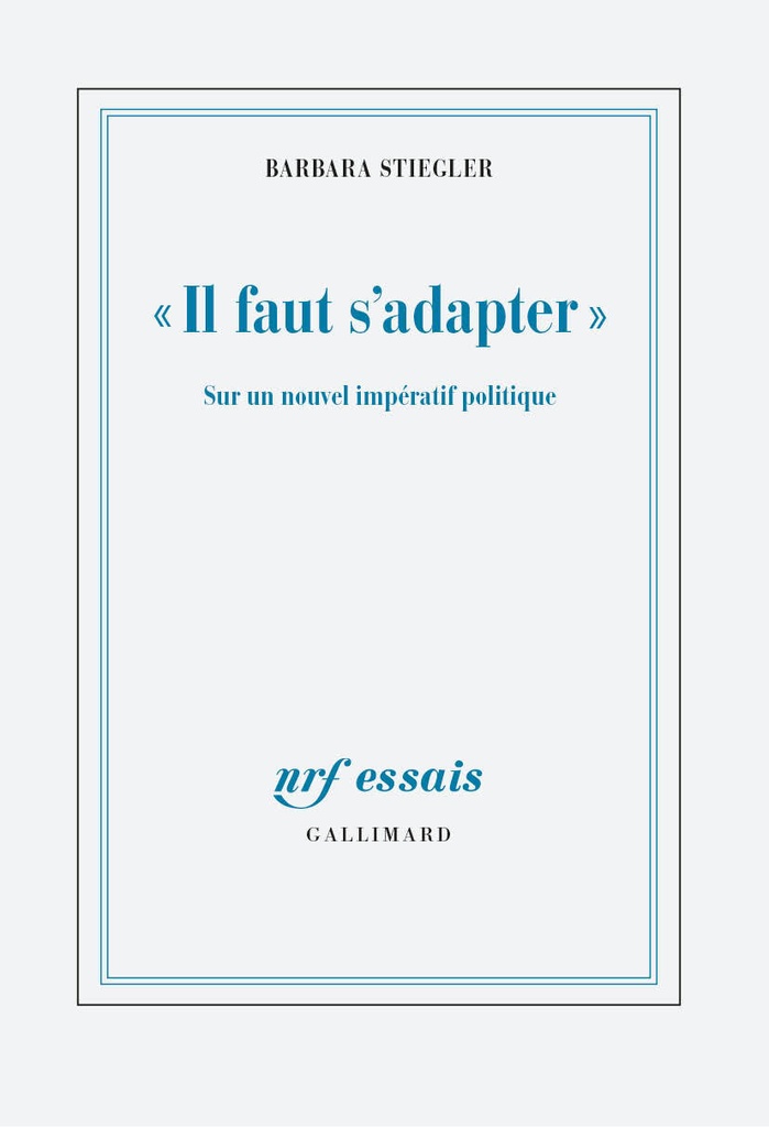 [9782072757495] "Il faut s'adapter"