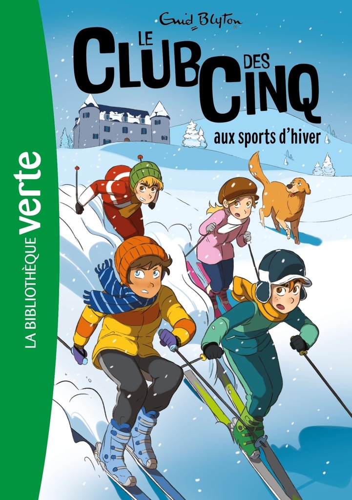 Le Club des Cinq (nouvelle édition), Tome 09 - Le Club des Cinq aux sports d'hiver
