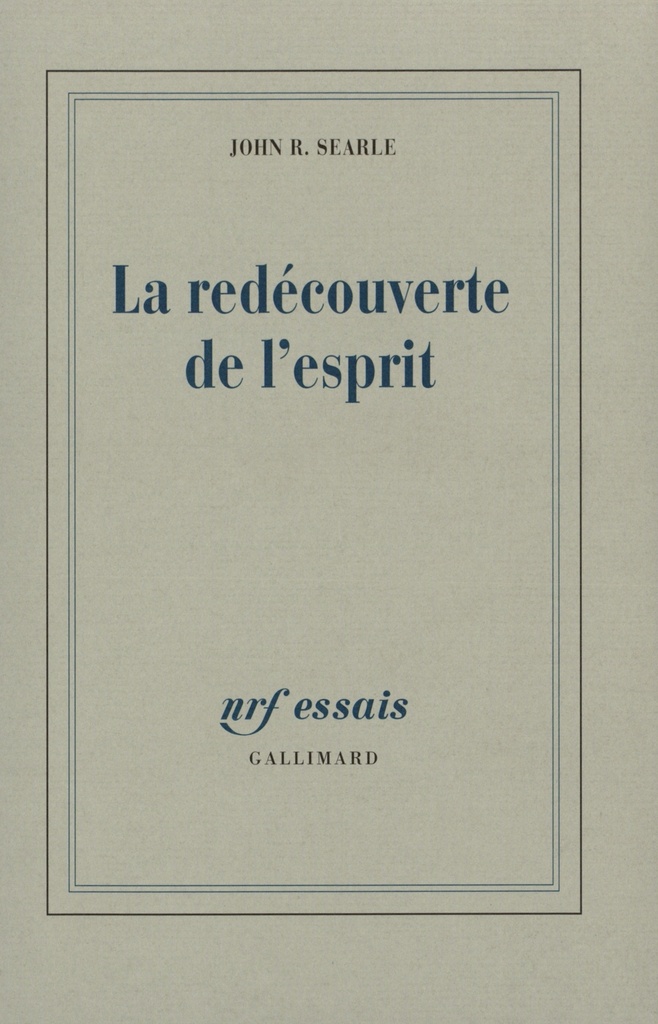 [9782070736416] La redécouverte de l'esprit