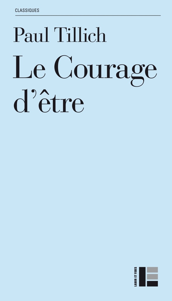 [9782830915402] Le courage d'être