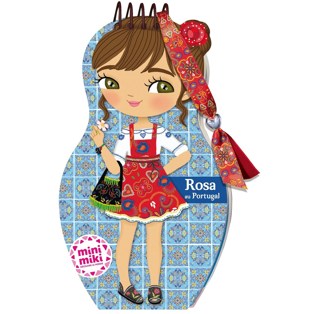 [9782809666076] Minimiki - Carnet créatif - Rosa au Portugal