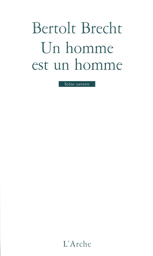 [9782851814494] Un homme est un homme