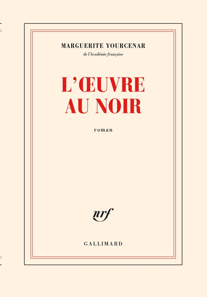[9782070274376] L'Œuvre au Noir