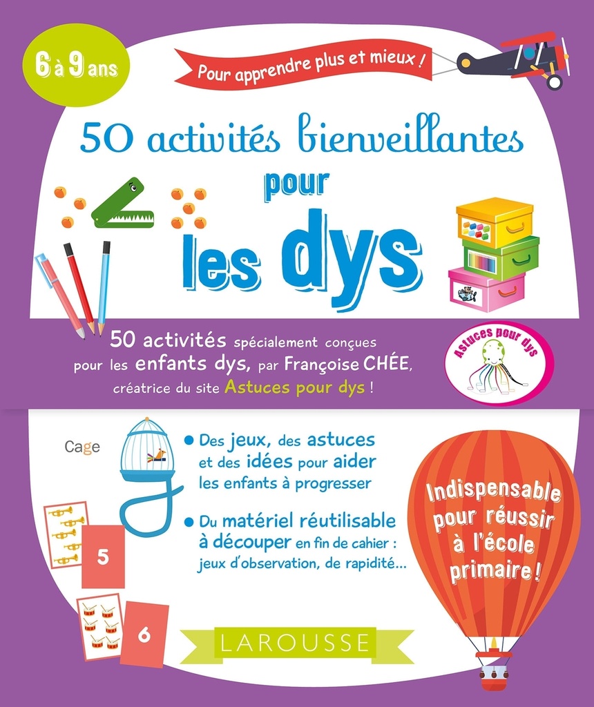 [9782035967626] 50 activités bienveillantes pour les dys