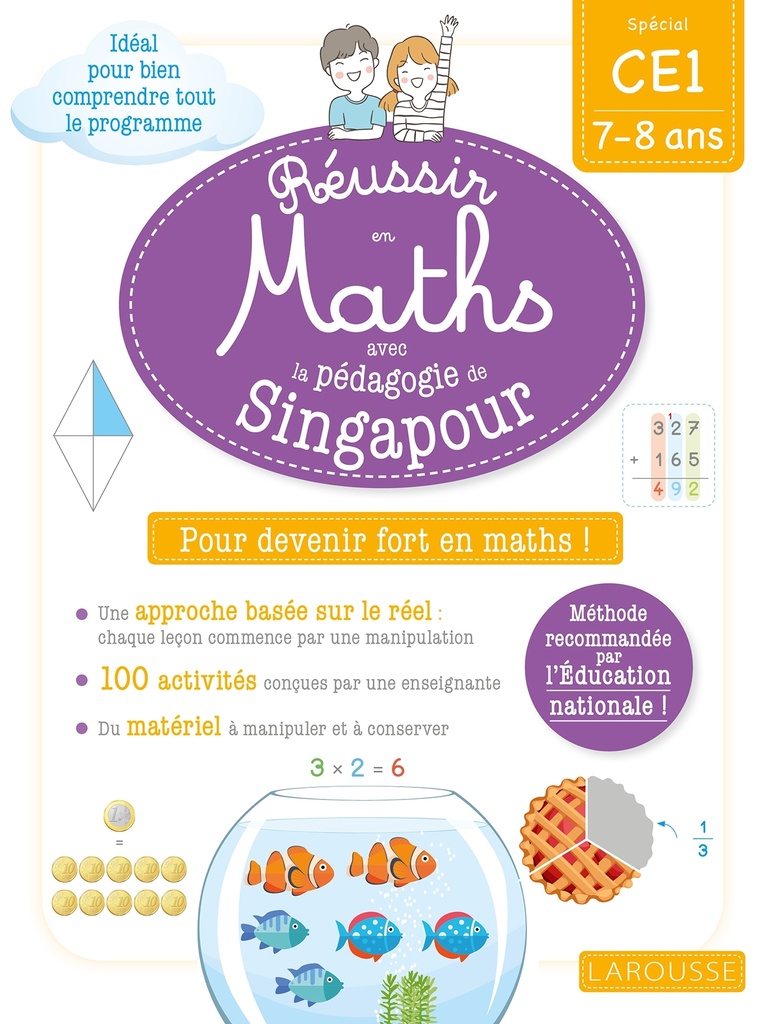 [9782035963604] Réussir en maths avec Singapour CE1
