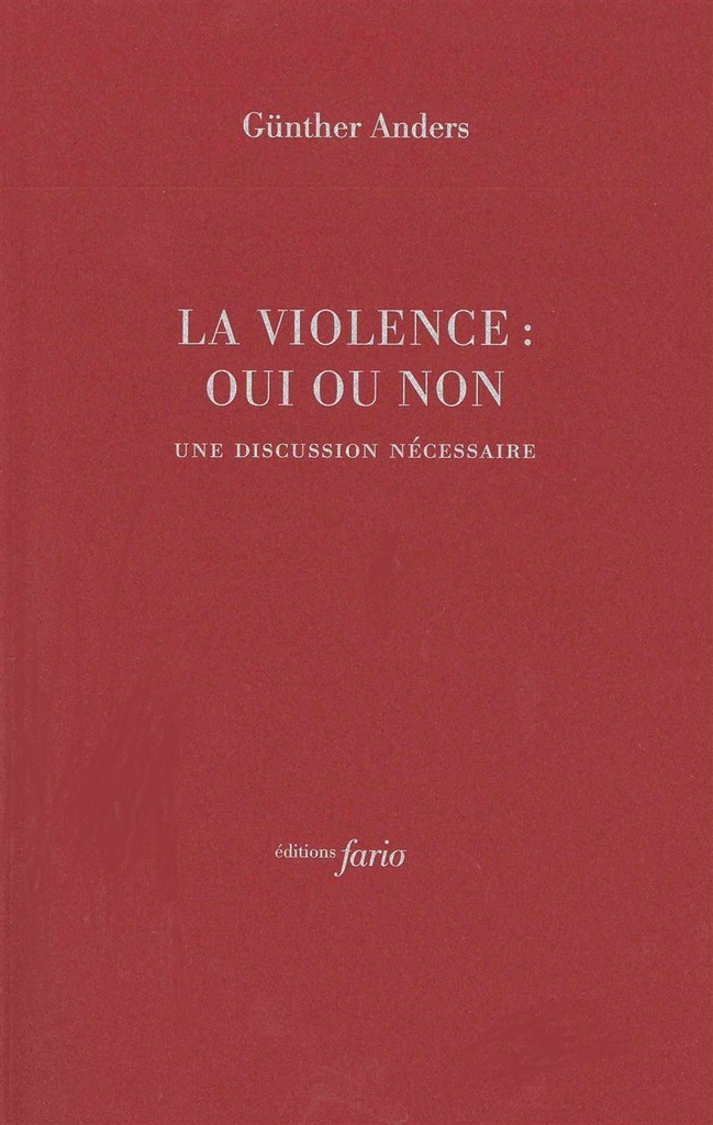 [9791091902076] La Violence : oui ou non