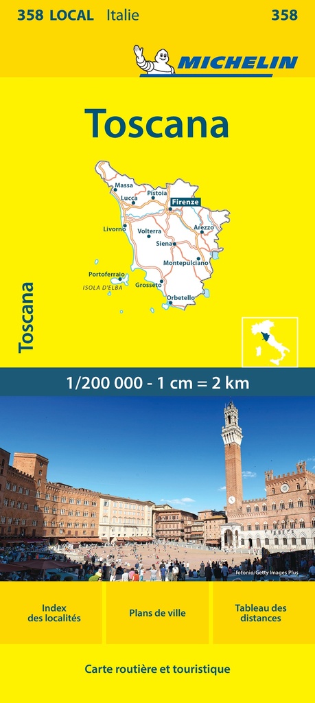 [9782067127203] TOSCANA 11358 CARTE ' LOCAL ' ( Italie ) MICHELIN