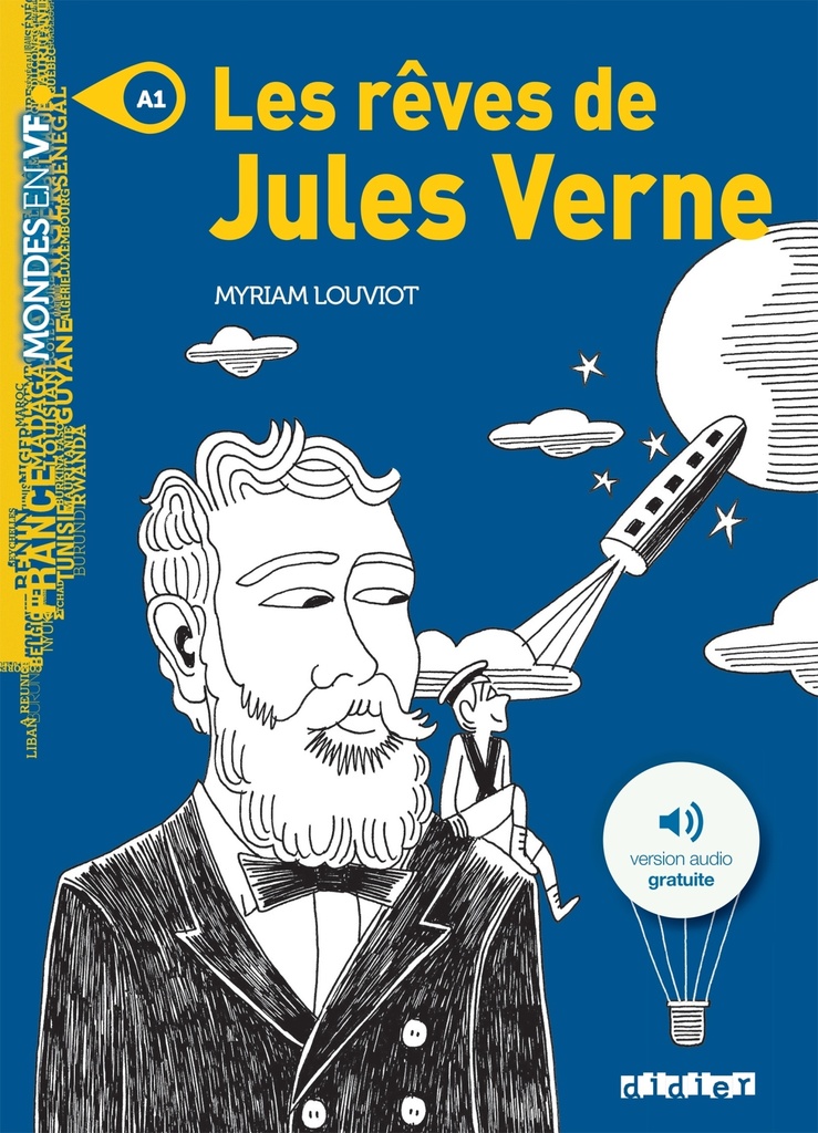 [9782278092338] Mondes en VF - Les rêves de Jules Verne - Niv. A1 - Livre + audios