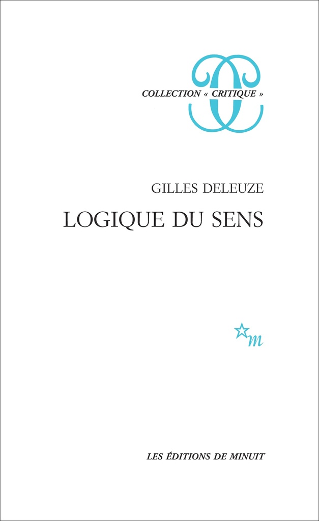 [9782707301529] Logique du sens