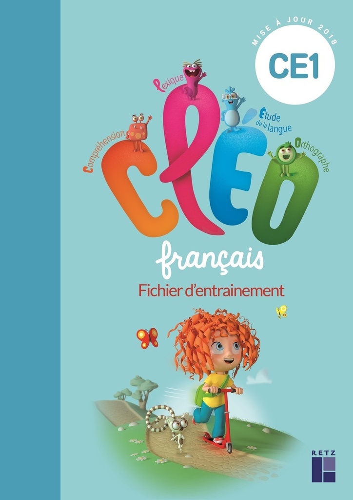 [9782725637822] Fichier d'entrainement francais CE1 + aide mémoire programme 2018