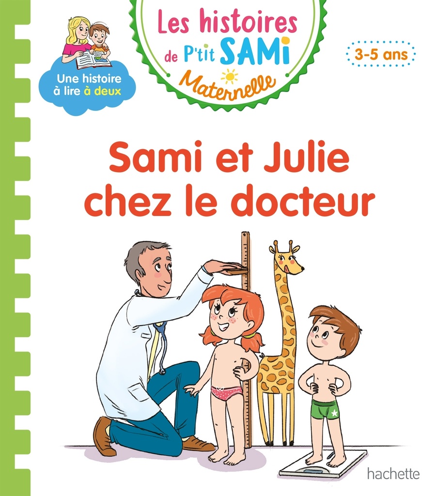 [9782017122807] Les histoires de P'tit Sami Maternelle (3-5 ans) : Sami et Julie chez le docteur