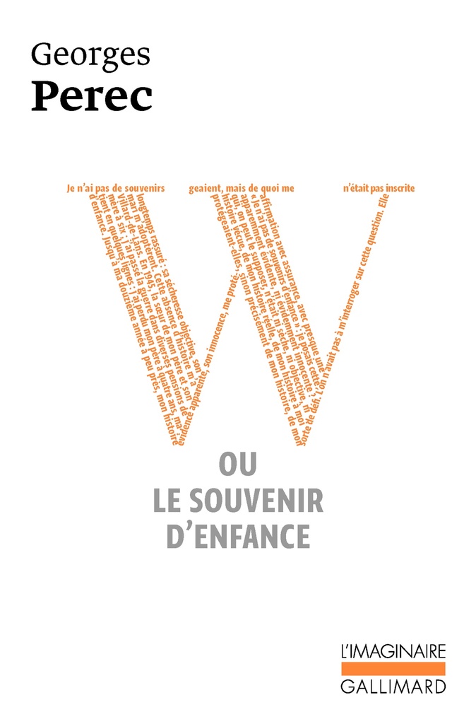[9782070733163] W ou Le souvenir d'enfance