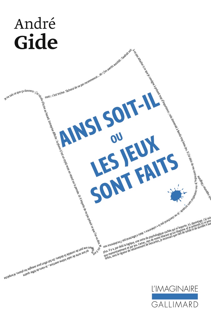 [9782070760961] Ainsi soit-il ou Les jeux sont faits