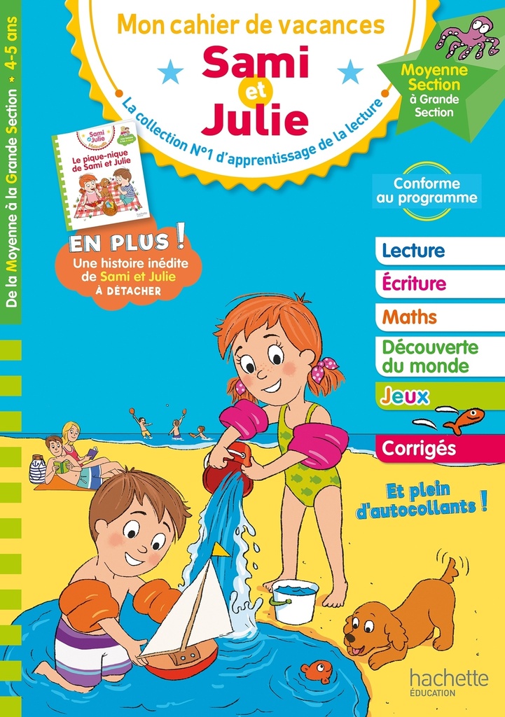[9782017865407] Sami et Julie - De la Moyenne à la Grande Section - Cahier de vacances 2026