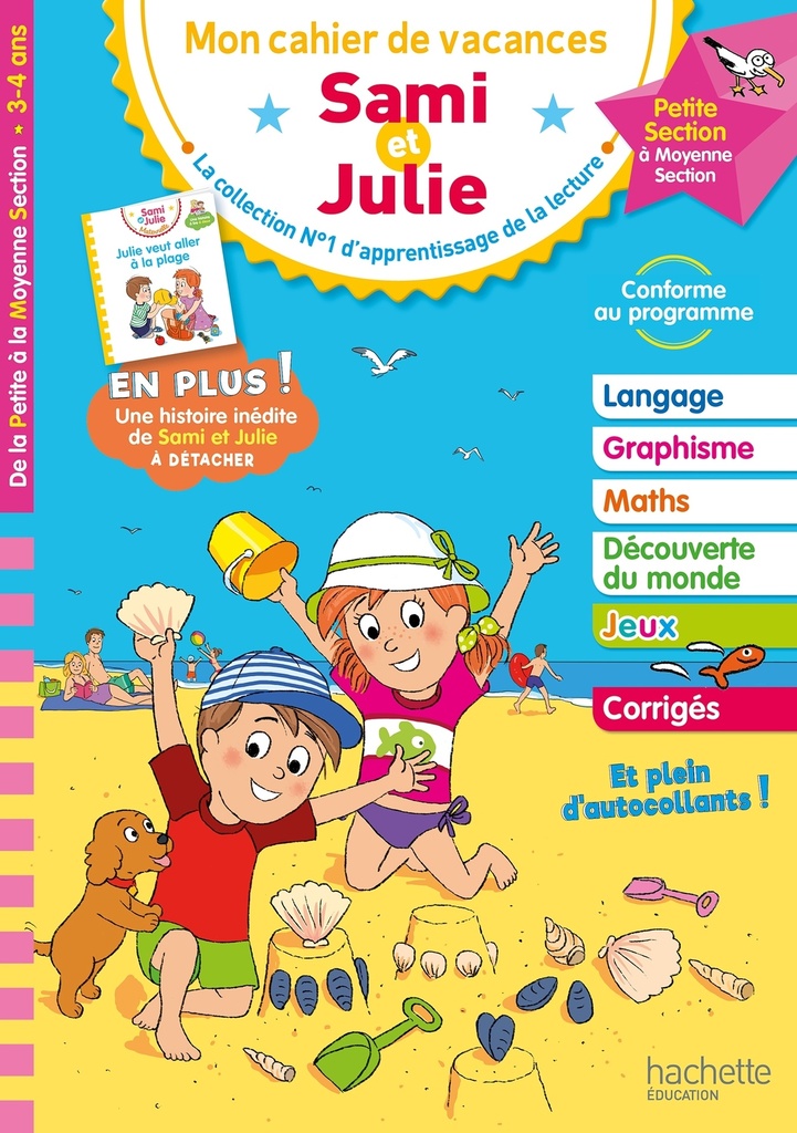 [9782017865391] Sami et Julie - De la Petite à la Moyenne Section - Cahier de vacances 2026