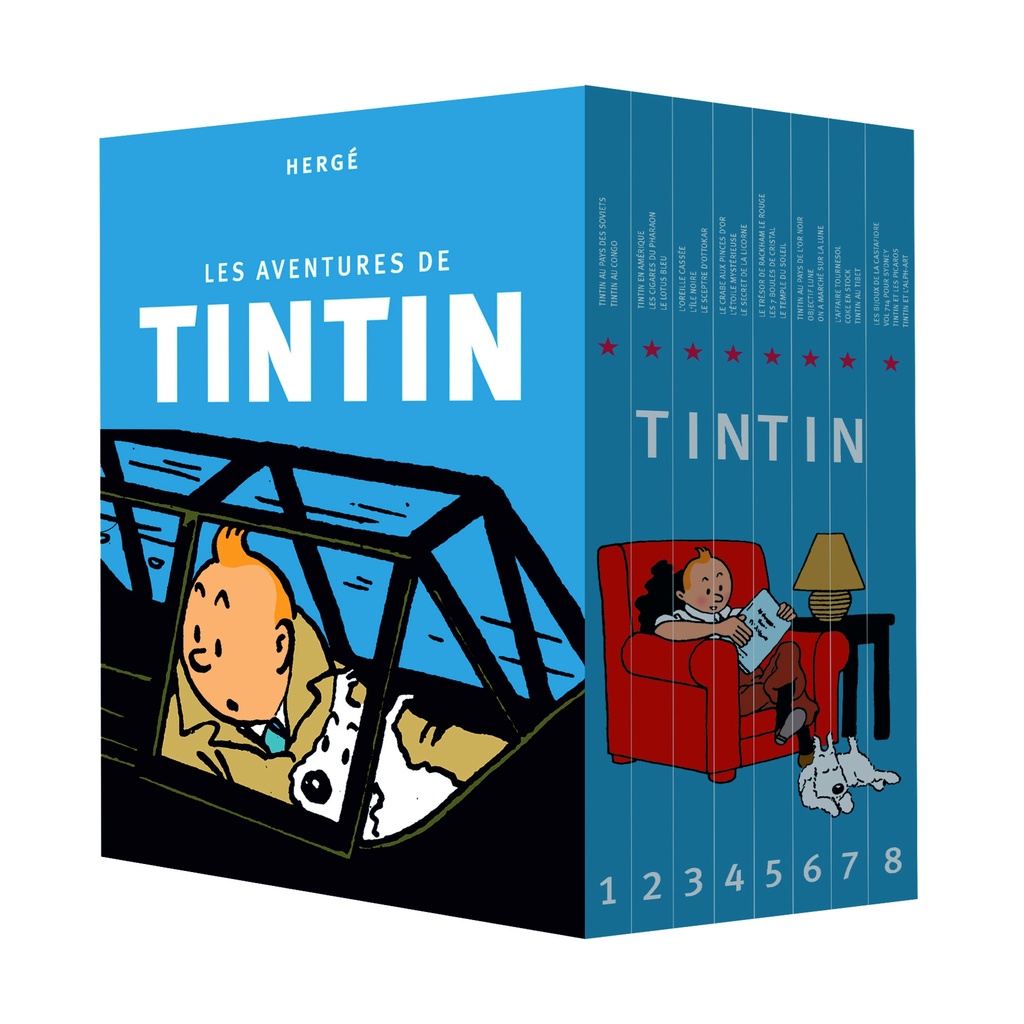 [9782203198920] Tintin - Coffret intégral Tintin