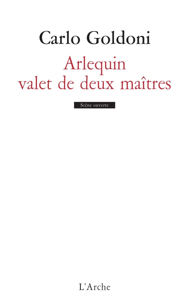 [9782851810007] Arlequin, valet de deux maîtres