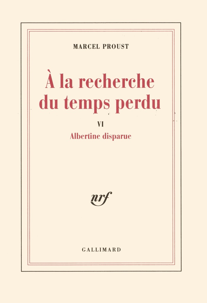 [9782070726646] Albertine disparue