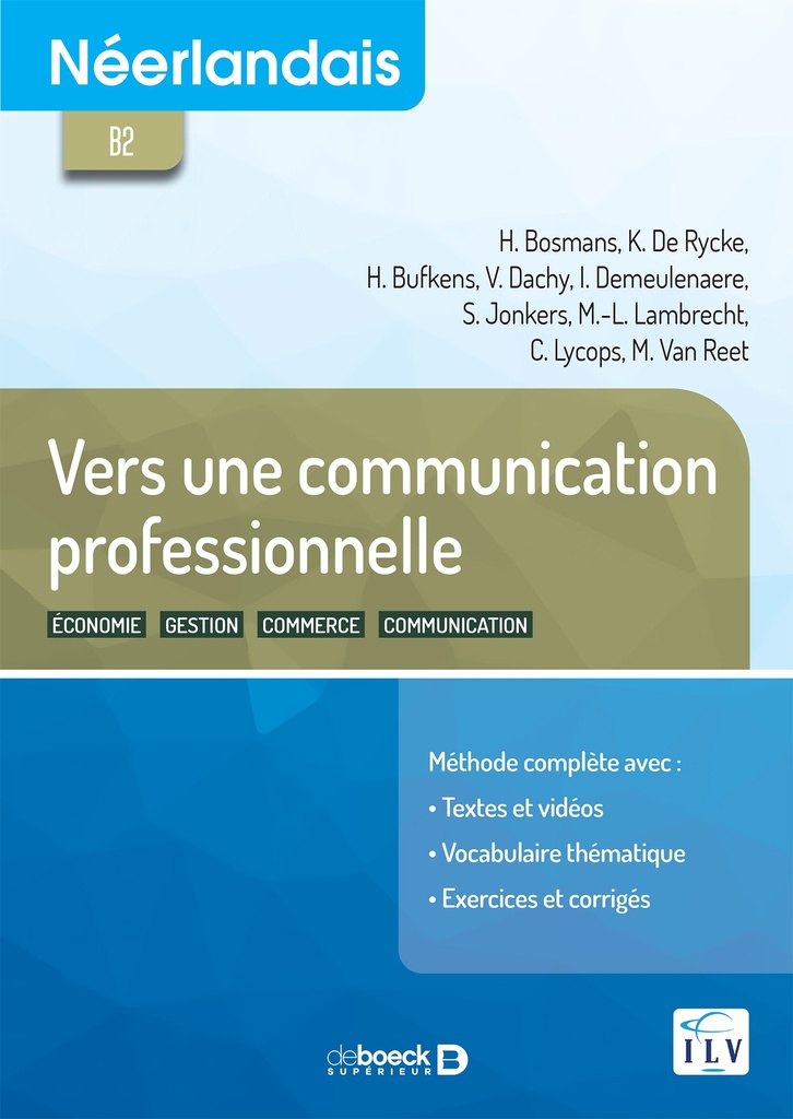 [9782807330078] Néerlandais B2 - Vers une communication professionnelle