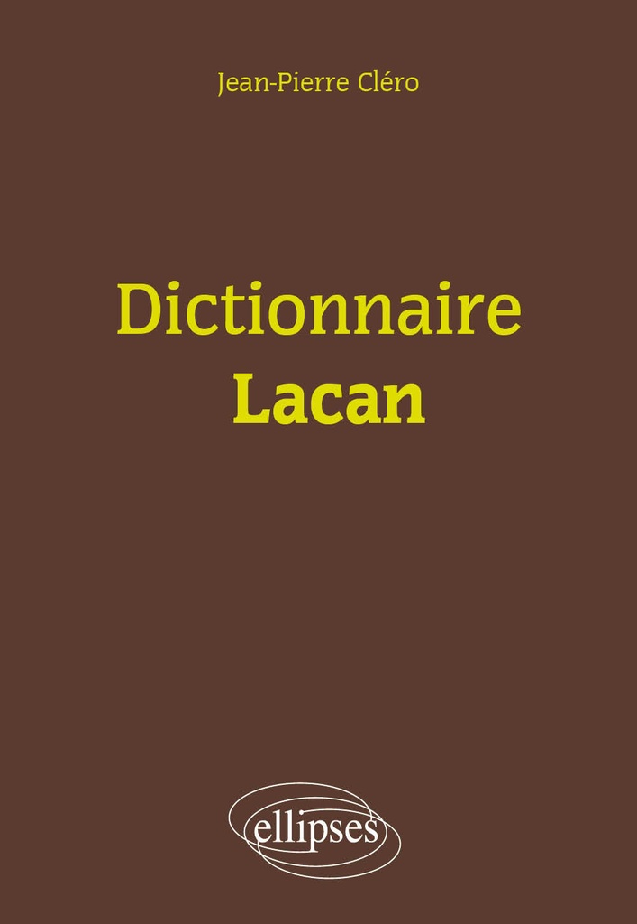 [9782729830953] Dictionnaire Lacan