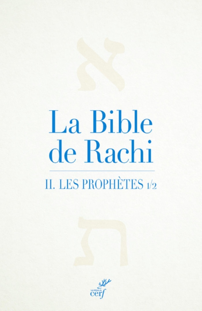 [9782204138239] LA BIBLE DE RACHI - TOME 2 LES PROPHETES