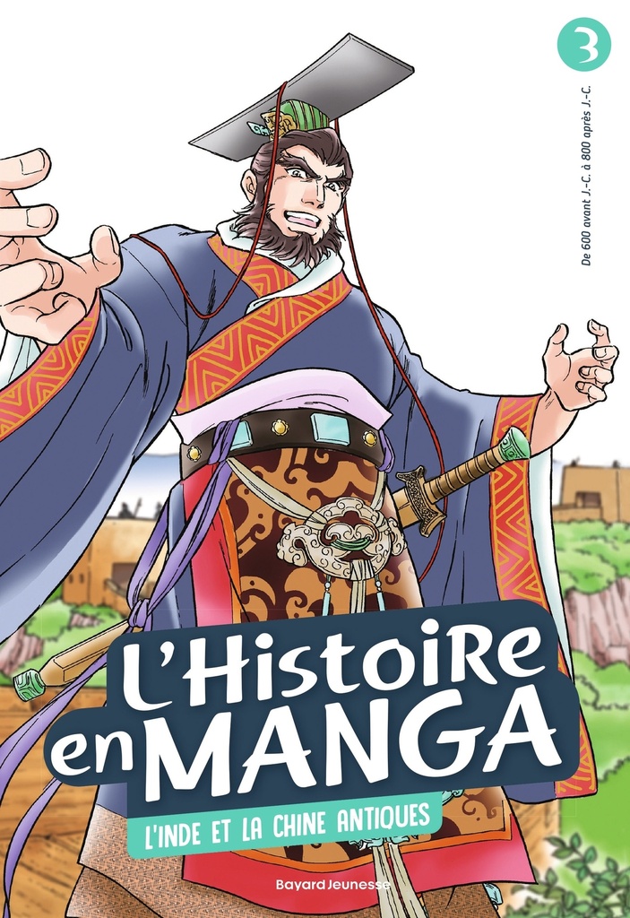 [9782747083928] L'histoire en manga 3. L'Inde et la Chine antiques