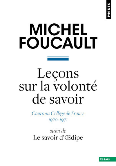 [9782757873106] Leçons sur la volonté de savoir