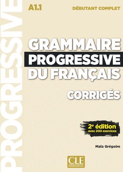 [9782090384529] Corrigés grammaire progressive niveau débutant complet NC