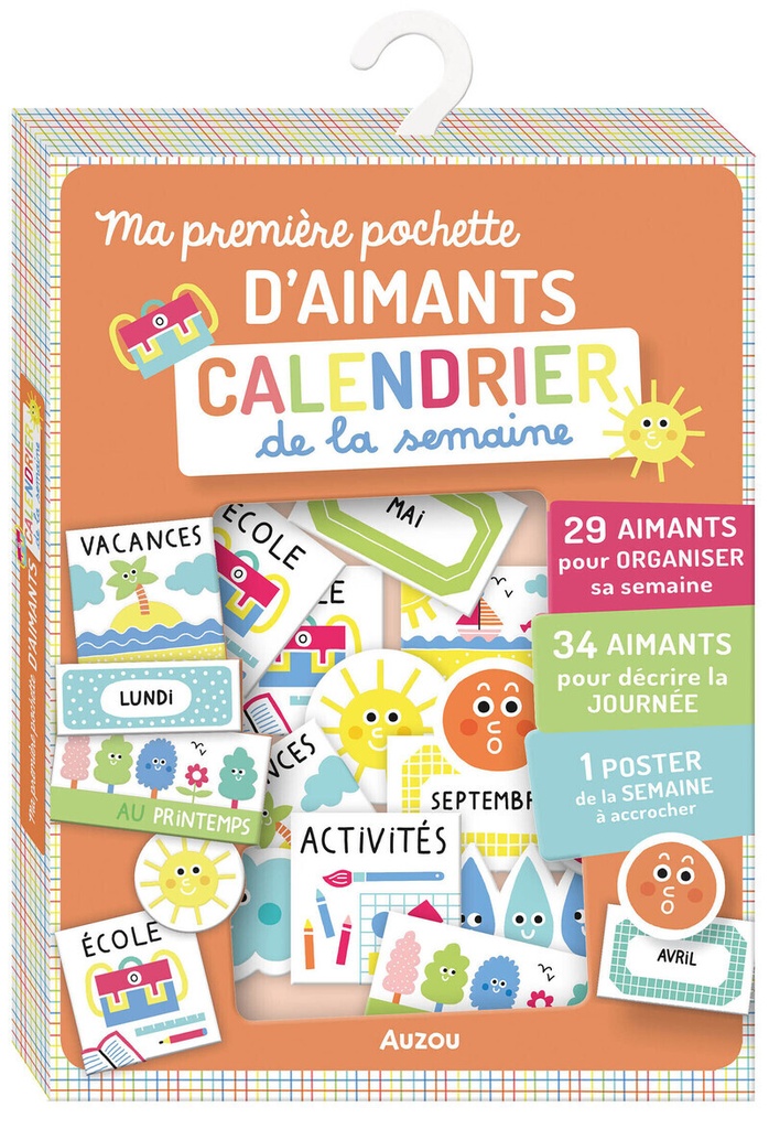 [9782733853078] Ma première pochette d'aimants calendrier de la semaine