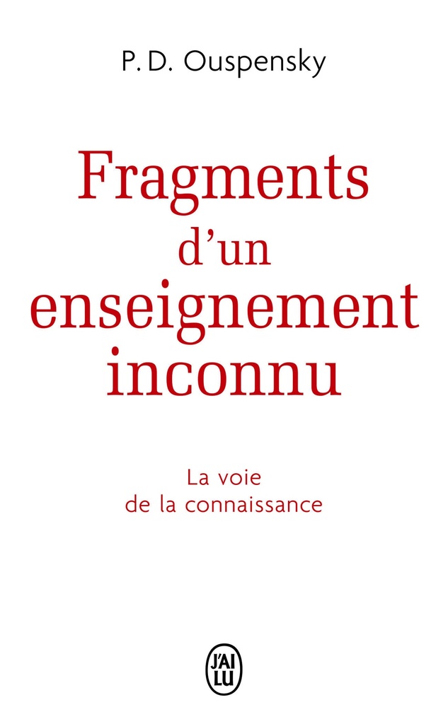 [9782290057551] FRAGMENTS D'UN ENSEIGNEMENT INCONNU