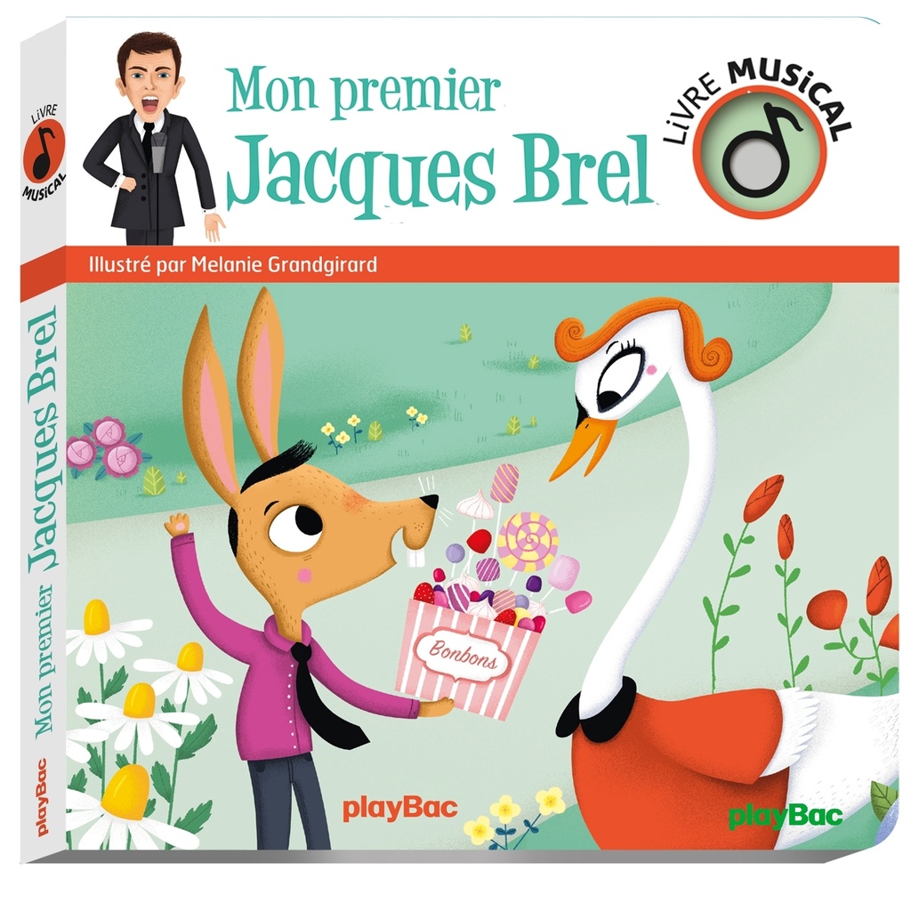 [9782809669015] Livre musical - Mon premier Jacques Brel