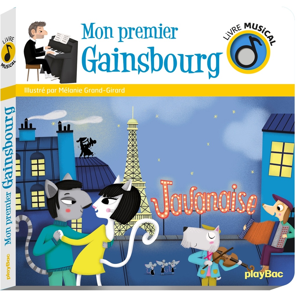 [9782809662108] Livre musical - Mon premier Gainsbourg