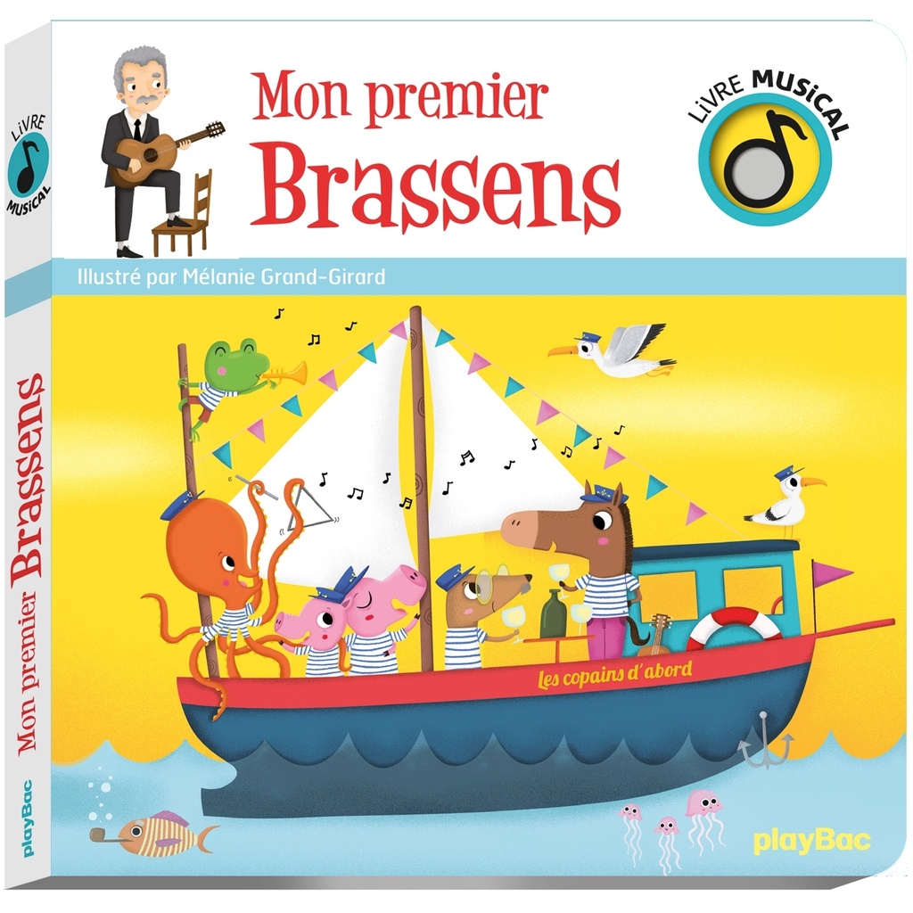 [9782809662115] Livre musical - Mon premier Brassens