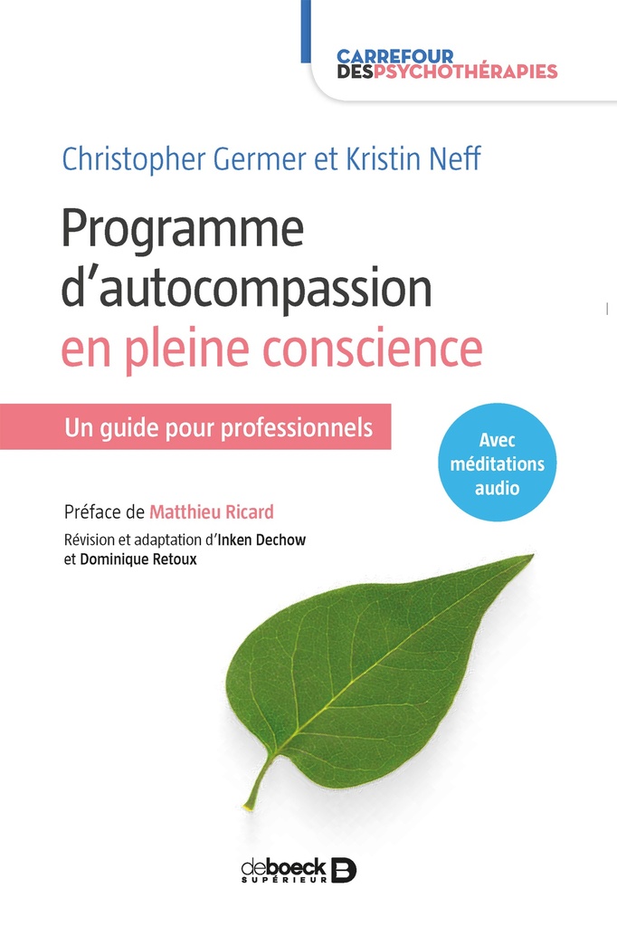[9782807328730] Programme d'autocompassion en pleine conscience