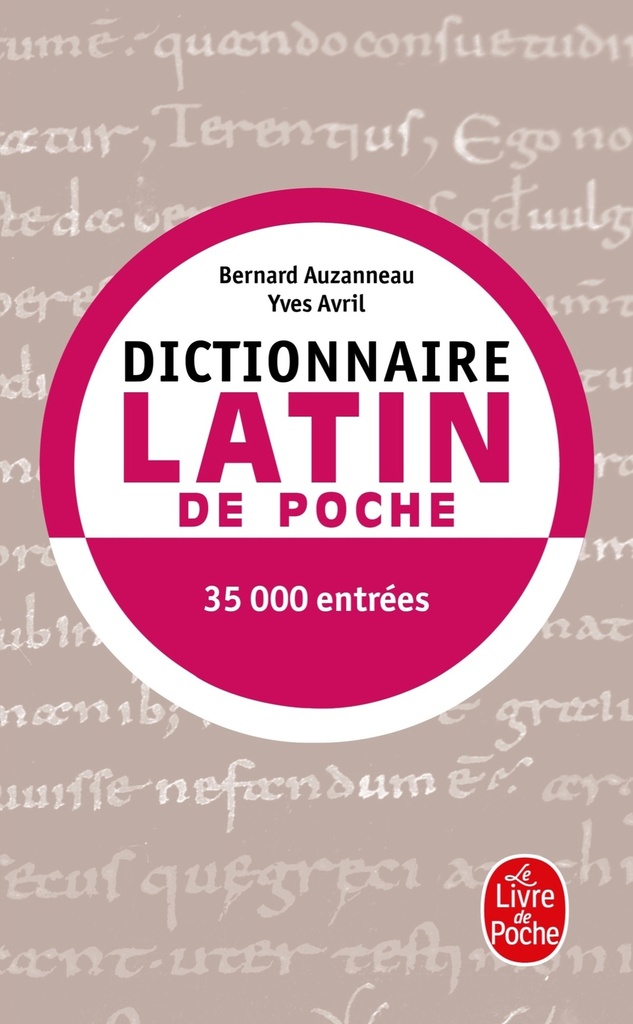 [9782253085331] Dictionnaire Latin de poche