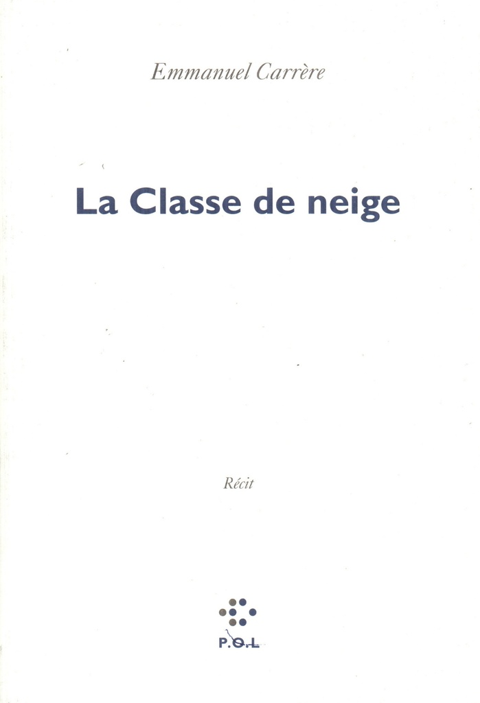 [9782867444777] La classe de neige