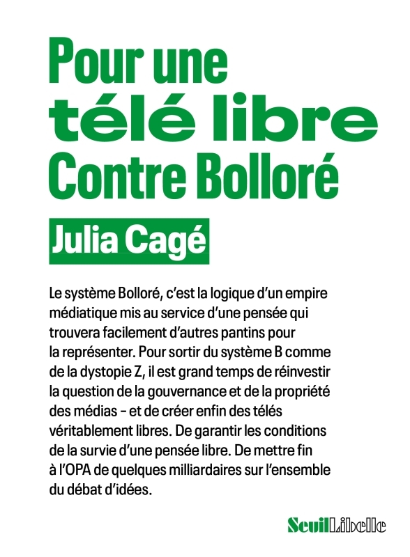 [9782021497397] Pour une télé libre