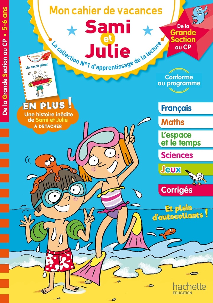 [9782017016984] Sami et Julie - De la Grande Section au CP - Cahier de vacances 2026