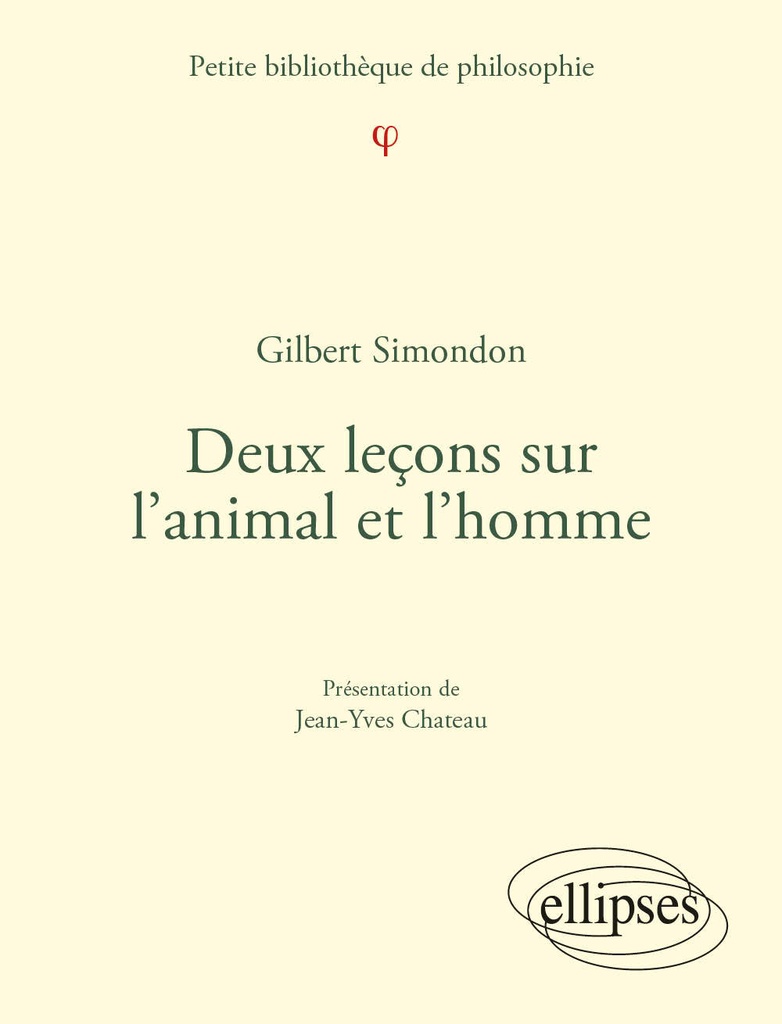 [9782340037793] Deux leçons sur l'animal et l'homme
