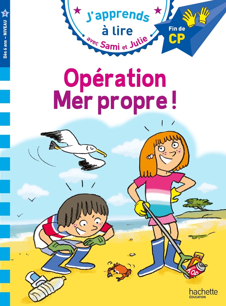 [9782017151425] Sami et Julie CP Niveau 3 Opération mer propre !