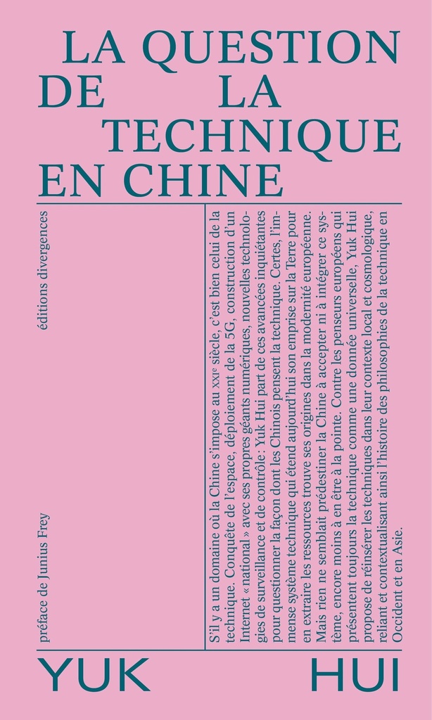 [9791097088354] Question de la technique en Chine (La)