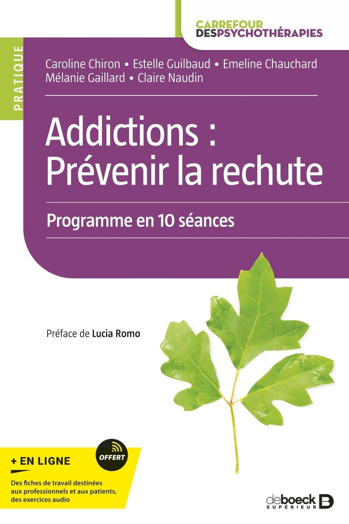 [9782807336445] Addictions : prévenir la rechute