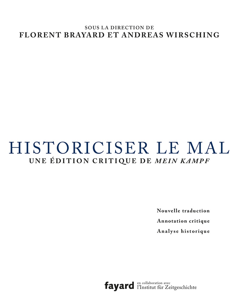 [9782213671185] Historiciser le mal