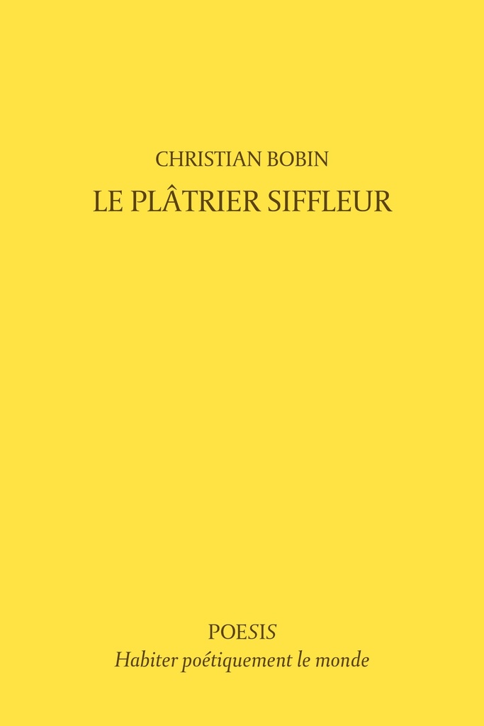 [9782955211953] Le Platrier Siffleur