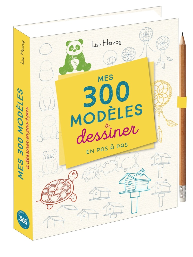 [9782377617289] Mes 300 modèles à dessiner en pas à pas